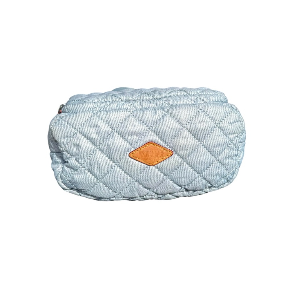 MZ Wallace Metro Scout Deluxe Crossbody Shoulder Bag Stone Blue - Picture 10 of 13